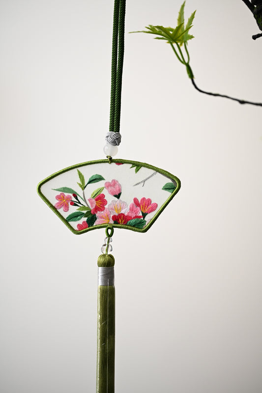 雙面繡掛飾-桃花