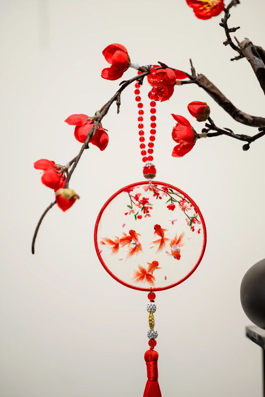 雙面繡掛飾-金魚