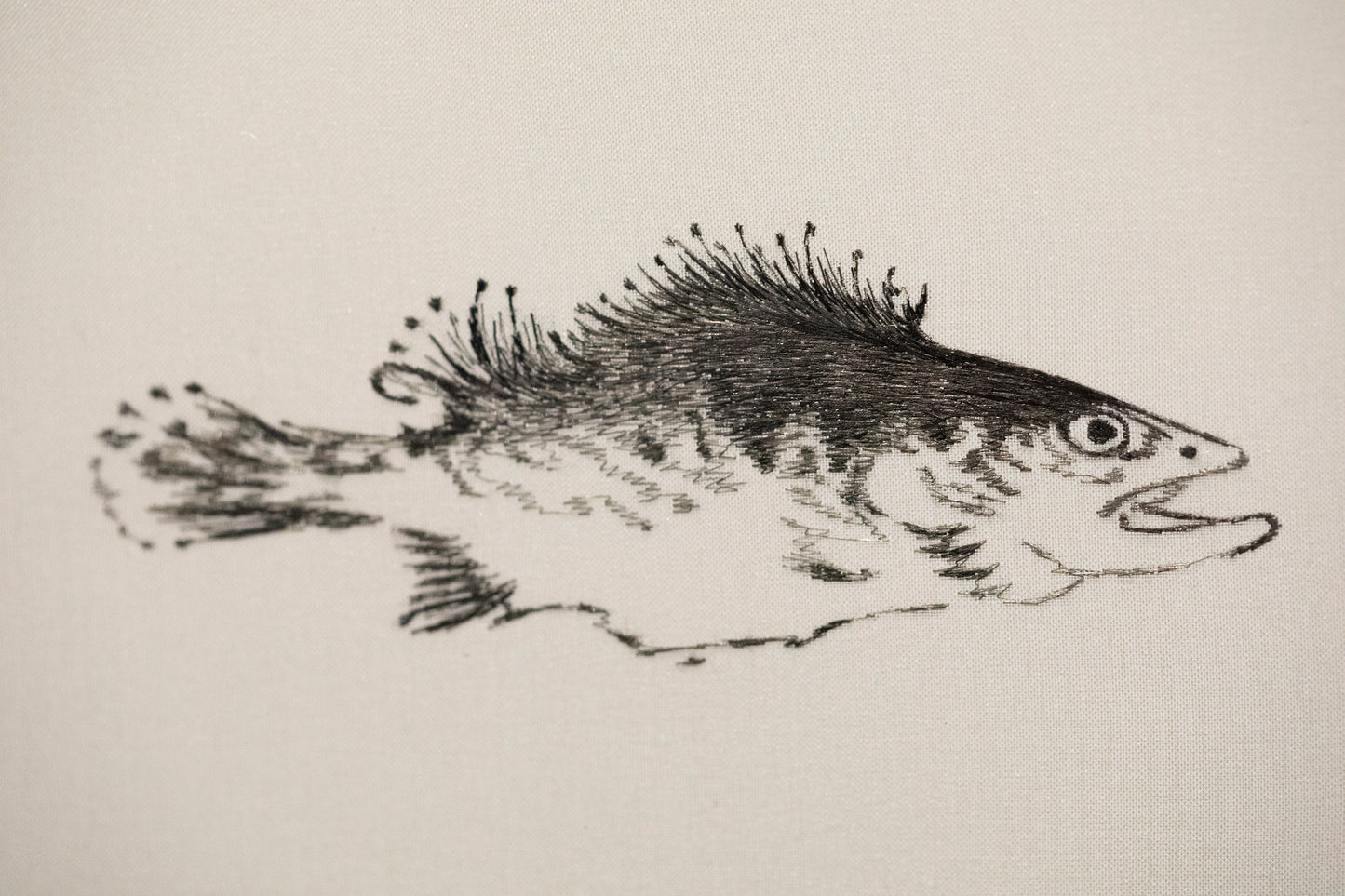 雙面繡 · 《鱖魚》 - 八大山人