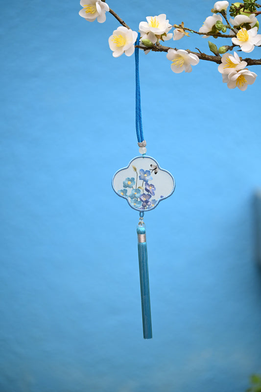 雙面繡掛飾-蝶戀花