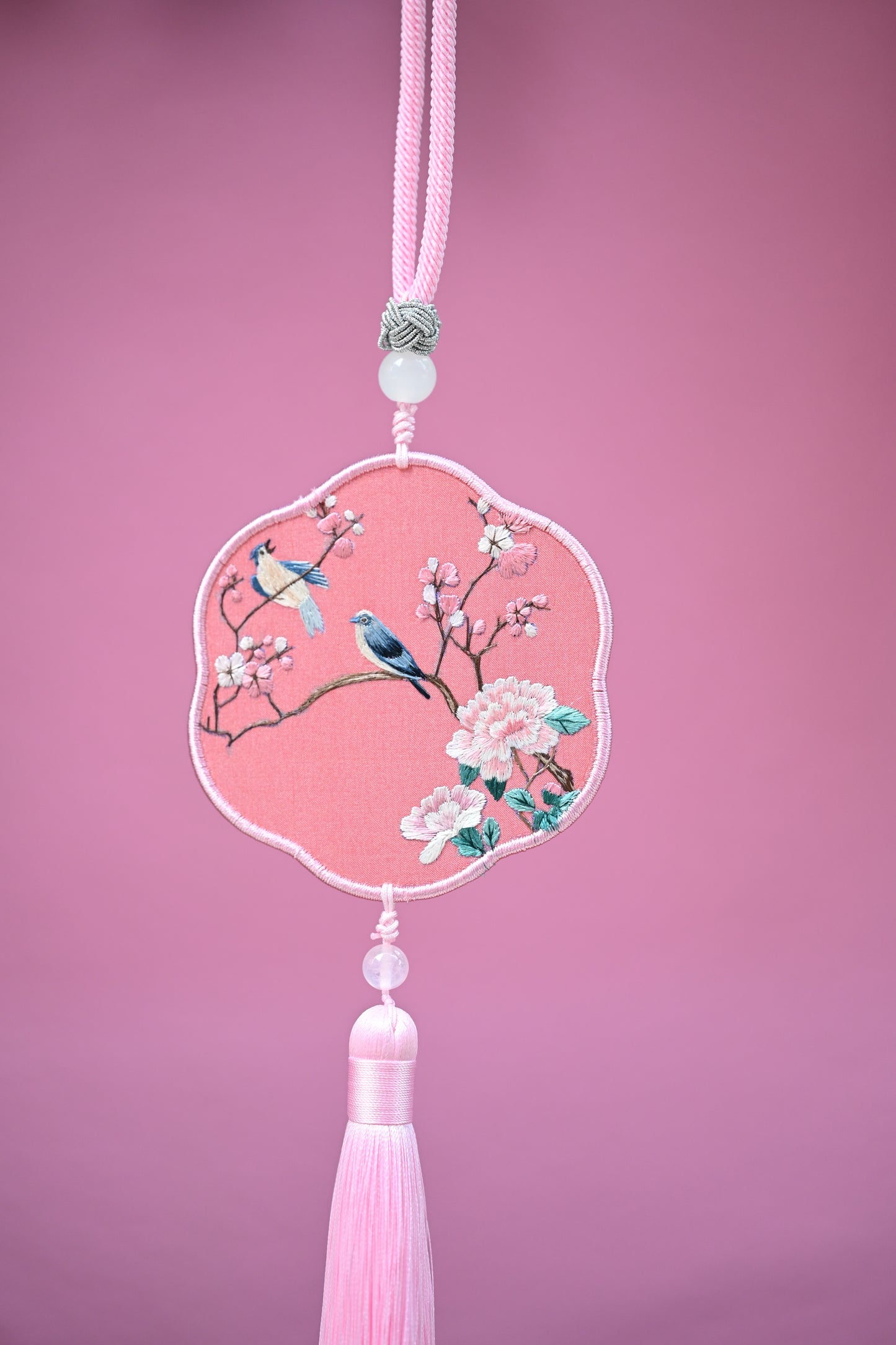 雙面繡掛飾-花鳥