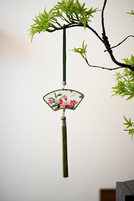雙面繡掛飾-桃花