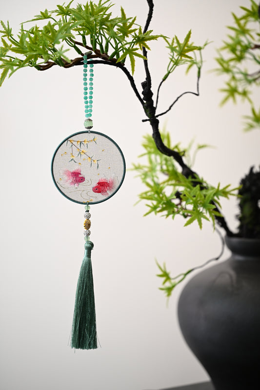 雙面繡掛飾-金魚