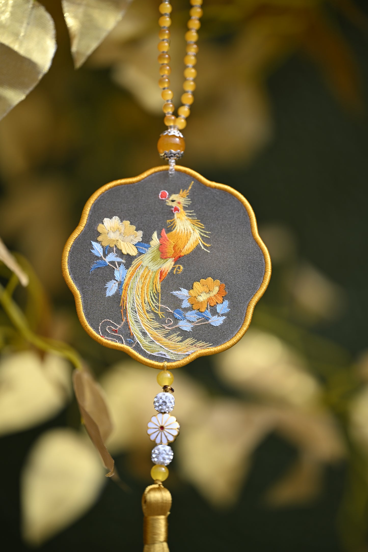 雙面繡掛飾-鳳凰