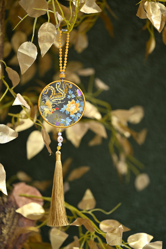 雙面繡掛飾-鳳凰