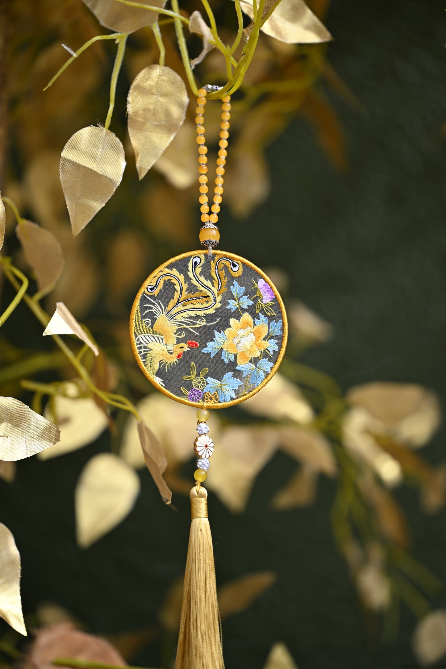 雙面繡掛飾-鳳凰