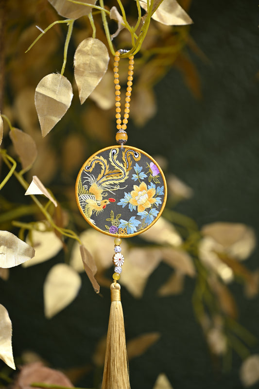 雙面繡掛飾-鳳凰