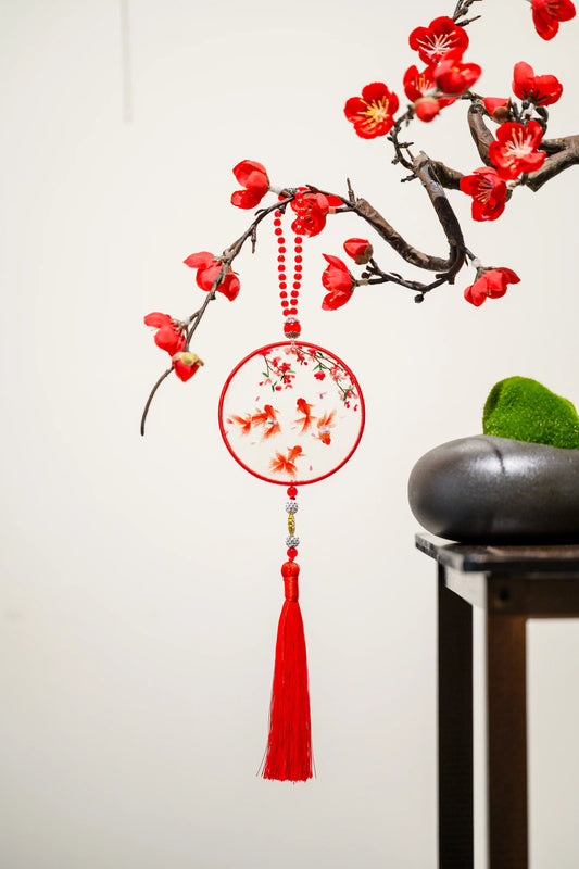 雙面繡掛飾-金魚