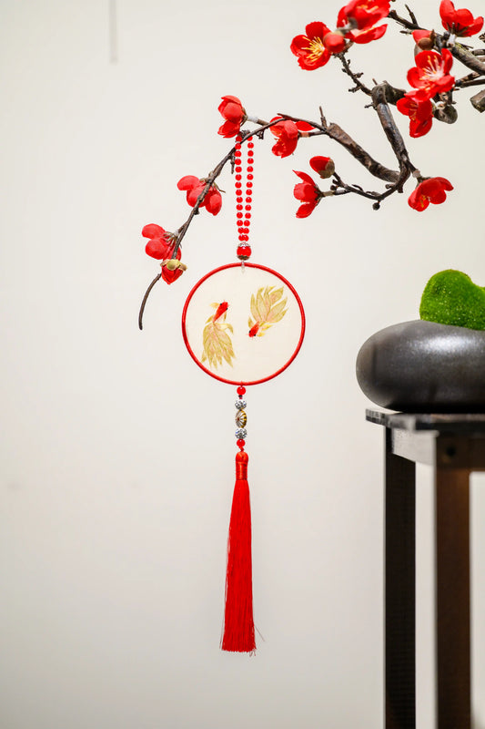 雙面繡掛飾-金魚