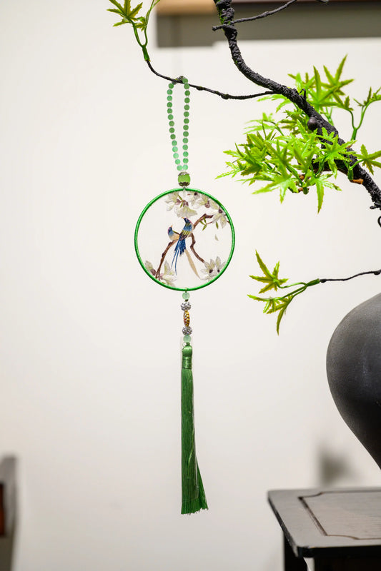 雙面繡掛飾-喜上眉梢