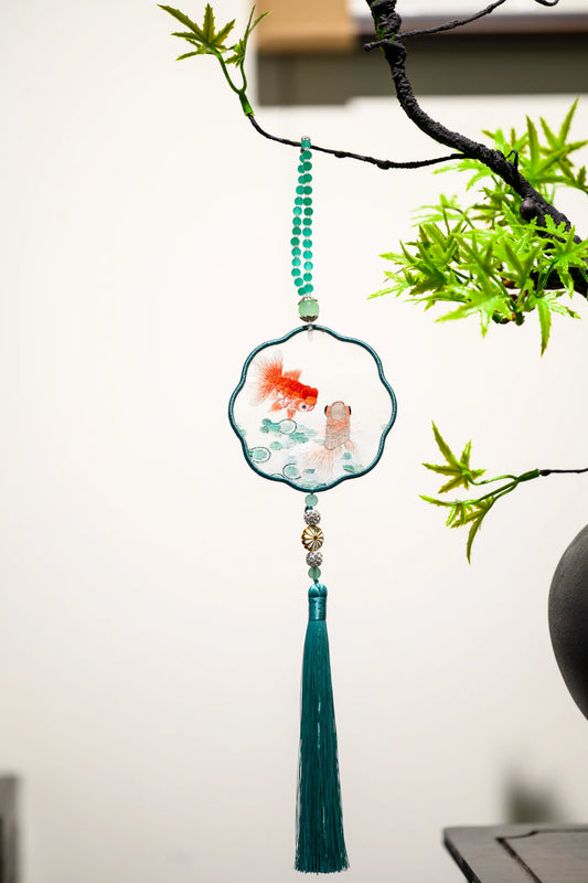 雙面繡掛飾-金魚